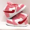 Zapatos sucios para hombre y mujer, un par de cono de felpa peluda, zapatos de invierno raros de algodón de coco, zapatillas divertidas de algodón Aj, venta al por mayor