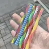 Juguetes para Gatos, Tubos de Malla Tejida Elástica, Juguetes Elásticos Versátiles que Cambian de Forma, Accesorios Interactivos de Juguetes para Mascotas de Autoentretenimiento