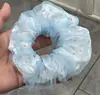 Elástico de Cabelo de Renda Estilo Coreano para Rabo de Cavalo, Scrunchie Grande, Elástico para Coque, Acessório de Cabelo de Luxo para Meninas