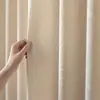 Cortina de Gaze Retrô Francesa 2025 Novo Meio Tecido Meio Gaze Transparente e Opaco Gaze Lua Tela de Janela para Sala de Estar Quarto