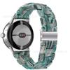Aplicable a google nuevo reloj pixel google 1/2 correa de resina de tres cuentas correa de reloj acrílica acero inoxidable
