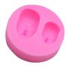 Molde de silicona para mascarilla facial, molde decorativo para pastel de chocolate y azúcar, herramientas para hornear DIY
