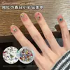 Rhinestones de color Chunri Hua Zi de corte 33 con base puntiaguda para arte de uñas, rhinestones redondos multicolores multifacéticos súper brillantes para decoración de uñas DIY