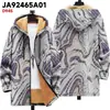 Chaqueta Transfronteriza de Estilo Nuevo con Patrones Multicolor, 13 Elementos, Cremallera, Cárdigan con Capucha, Abrigo de Algodón Polar Engrosado de Invierno con Forro Amarillo