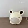 Chapéu Infantil Estilo Coreano para Outono e Inverno, Gorro de Tricô Pontudo Quente e Espesso para Meninos e Meninas, Chapéu à Prova de Vento e Protetor de Orelhas