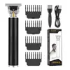 Aparador de Cabelo Doméstico Gravador Barbeador Elétrico Aparador Elétrico Recarregável Elétrico Aparador de Cabeça de Óleo Retro