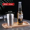 Acero Inoxidable 304 Doble Capa Dorado Taza de Agua Estilo Coreano Restaurante de Barbacoa Taza de Cerveza Taza de Té Taza de Bebida Taza para Catering