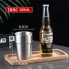 Taza de Agua Dorada de Doble Capa de Acero Inoxidable 304 Transfronteriza Estilo Coreano Taza de Cerveza para Restaurante de Barbacoa Taza de Té Taza para Bebidas Taza de Comedor