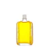 Botella de Vidrio Transparente con Flor Roja para Aceite Esencial, Botella de Aceite de Masaje de 3-50ml, Botella Vacía para Relleno de Aceite Activo para el Hogar
