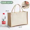 Bolsa de Linho Atacado Sacola de Juta DIY Bolsa de Mão de Linho Ecológica Bolsa de Linho Padrão de Logo Imprimível