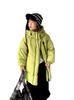 Chaqueta de plumas para niño Ropa de invierno Infantil de longitud media Engrosada Cálida 2025 Nueva Abrigo con capucha holgado para niña