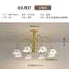 Lámparas para Comedor Nórdico, Dormitorio Principal, Sala de Estar, Estudio, Candelabro de Diseñador, Candelabro de Calabaza, Forma de Calabaza de Lujo Ligero