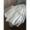 Jaqueta Blazer Retro Estilo Coreano com Proteção Solar Leve de Manga Longa para Mulheres Primavera e Outono Nova Silhueta Top Solto Preguiçoso