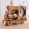 Reloj Despertador Creativo Estilo Antiguo de Locomotora Modelo de Plástico de Moda para Estudiantes Adorno Regalo para el Hogar Venta al por Mayor Retro Vintage