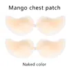 Venda Quente Transfronteiriça Reunião Adesivos para Seios Invisíveis Anti-queda Feminino Vestido de Noiva Sem Alças Uso Ultra-fino Anti-exposição Bra de Manga de Estado Sólido