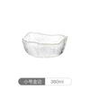 Martelo de borda dourada tigela de salada de vidro irregular nova grande, média e pequena conjunto de tigelas de salada sala de estar mesa de jantar atacado tigela de arroz