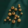 Grão antigo areia ouro contas de transferência contas soltas acessórios ouro antigo acessórios DIY pulseira corrente corda de mão tecida joias de miçangas