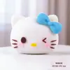 Celebridade da Internet Kt Cabeça de Gato Decoração de Bolo Ornamento Borracha Macia Fofo Laço Rosa Hello Kitty Acessório de Fantasia