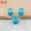 Nuevas Manualidades de Estilo Japonés con Temática de Té Hechas a Mano DIY Pegamento de Crema Accesorios de Resina Colgante Llavero Decoración Adorno