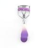 Fábrica atacado pêssego cabo cílios curler com pente em forma de ventilador grande angular lateral pente lateral clipe beleza maquiagem curling ferramenta de cílios