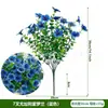 En Stock Venta al por Mayor Serie de Flores Artificiales de Eucalipto/Violeta Primrose Decoración de Pared de Plantas Adornos Accesorios para Fotografía de Flores Artificiales