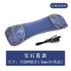Almohada de ajenjo, calefacción eléctrica, almohada de ajenjo para el hogar, almohada para hombros y cuello, protección cervical extraíble y lavable, esterilla de ajenjo, reposacabezas de hueso