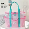 Bolsa de Malla Esencial para Viajes Bolsa Cruzada de Gran Capacidad Bolsa de Playa Plegable para Exteriores Bolsa de Malla para Guardar Traje de Baño Bolsa de Drenaje