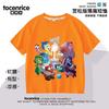 Roupas Divertida Mente Verão Infantil Manga Curta 2024 Novo Modelo Unissex Camiseta de Algodão Roupas Estampadas Roupa Pai-Filho 8