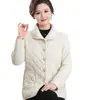 Nueva Chaqueta Casual Acolchada de Algodón para Otoño e Invierno para Personas de Mediana Edad y Mayores, Abrigo Moderno y Elegante, Holgada y Forrada de Polar, Chaqueta Versátil Cálida Acolchada de Algodón para Mujer