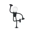 Luz de Noite Criativa Nova Transfronteiriça Decoração de Mesa Desenho Animado Lâmpada de Atmosfera Quarto Mesa de Cabeceira Luz Noturna Presente Atacado