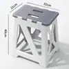 Taburete Plegable, Banco Portátil, Simple y Engrosado, Taburete de Exterior Ultraligero, Herramienta Mágica que Ahorra Espacio