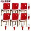 Decorações de Natal Capas de Cadeira de Natal Suprimentos para Festas de Natal Decorações Grandes para Cadeira de Natal