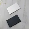 Portatarjetas de Aleación de Aluminio Ultradelgado, Portatarjetas de Negocio Mate, Portatarjetas de Negocio Portátil para Regalo, Se Puede Grabar con Láser con Logo