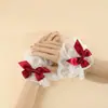 Puños de Manga con Lazo de Encaje Lolita, Accesorios de Muñeca Lolita, Mangas de Muñeca para Sesión de Fotos de Niñas