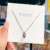 Colar de aço titânio para todo o corpo, leve, luxuoso, de alta qualidade, estilo coreano, design de nicho, simples, combinando, sem desbotamento, corrente de clavícula, joias