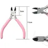 Materiales para Joyería DIY Accesorios Alicates de Punta Fina Multifuncionales Alicates de Corte Diagonal Alicates de Punta Fina Alicates Redondos Perforadores de Boca Larga Aislados