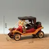 Aeronaves, Carros e Motocicletas Criativas de Madeira Maciça, Enfeites de Decoração para Casa, Artesanato de Armário de Vinho Retro Americano