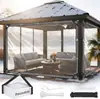 Película Plástica Estilo Amazon para Uso en Invernadero, Tela Impermeable Transparente para Suculentas y Flores