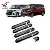 Adequado para Suzuki 21 Solio Bandit manípulo externo galvanizado modificado capa de manípulo de porta adesivos decorativos para manípulo de porta