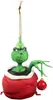 Adorno para Árbol de Navidad Monstruo Verde Cabelludo Grinch Transfronterizo Manualidades Acrílicas Grinch Decoración Navideña Adorno de Dibujos Animados