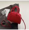 2026 Nova Bolsa de Bowling de Design de Nicho Coreano Bolsa Boston de Ombro Único Portátil Transversal Casual Simples Bolsa Feminina