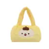 Bolso de Mano de Peluche Pequeño Estilo Japonés Ins de Dibujos Animados para Mujer, Lindo y Versátil, para Salir y Viajar en Otoño e Invierno