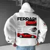 Moletom Esportivo Oversize Mustang Gt com Capuz Branco-GG