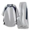 2026 Nueva Camiseta de Manga Corta de Verano para Hombre Traje Casual Deportivo Holgado Delgado Traje para Fiesta al Aire Libre Ropa de Trabajo Traje