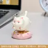 Gato Lindo Colgante Adorno Decorativo para Escritorio de Oficina, Gatito Giratorio de Dibujos Animados Regalo Creativo