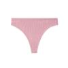 Ropa interior de algodón sexy y coqueta para mujer para deportes y yoga, ropa interior a rayas sin marcas para mujer, T-pants de talla grande transfronterizos europeos y americanos