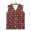 Otoño e Invierno Ropa de Mujer Chaleco Interior y Exterior con Forro Polar Chaleco Grueso para Mediana Edad y Adultos Mayores Cárdigan Chaleco Top Cálido para Madre
