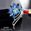 Hebilla de Chal de Moda Simple Versátil Broche de Carpa Pin Grande Broche de Cristal Sintético Accesorios de Hebilla para Pañuelo de Seda