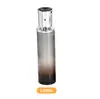 Conjunto de frascos de produtos de skincare personalizados, frascos de vidro tipo pump de luxo leve, frascos a vácuo para loção de 120ml, podem ser com marca OEM
