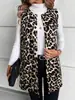 Comercio Exterior Transfronterizo Venta al por Mayor de Ropa Europea y Americana Otoño 2025 Nueva Chaqueta Estilo Europeo y Americano Estampado de Leopardo para Mujer
